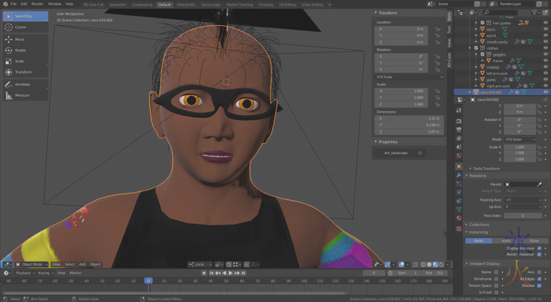 Zara goggles wip Zara goggles wip