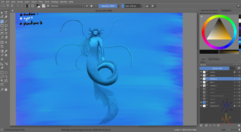 Twilight sea dragon wip