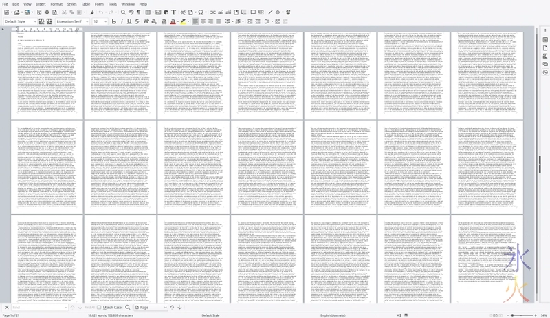 sql dump file in LibreOffice