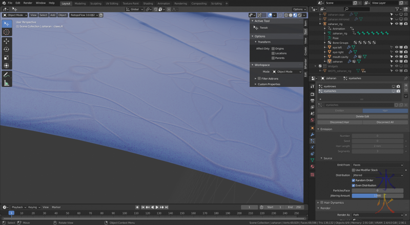 wing membranes veiny bump map