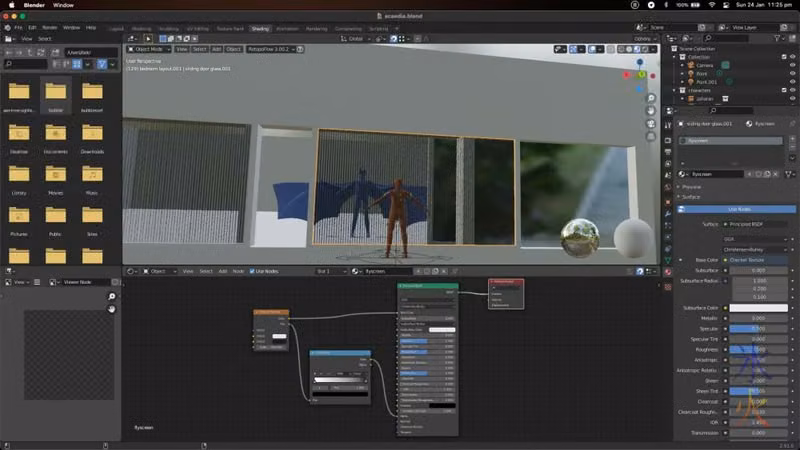 extremely basic glass and flyscreen textures