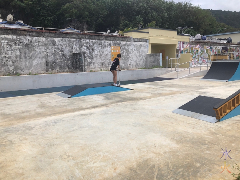 14yo trying out the skate park on Christmas Island