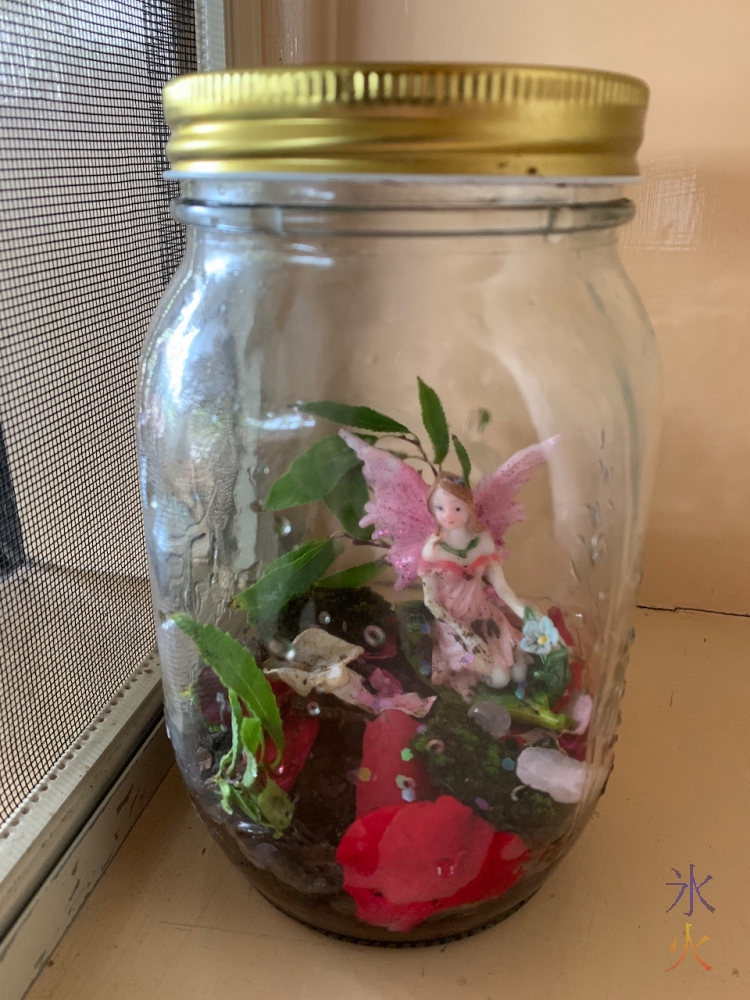 fairy garden in a jar