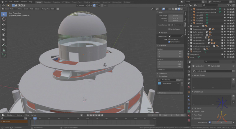 modelling The Office in Acaedia in Blender 2.92 modelling The Office in Acaedia in Blender 2.92