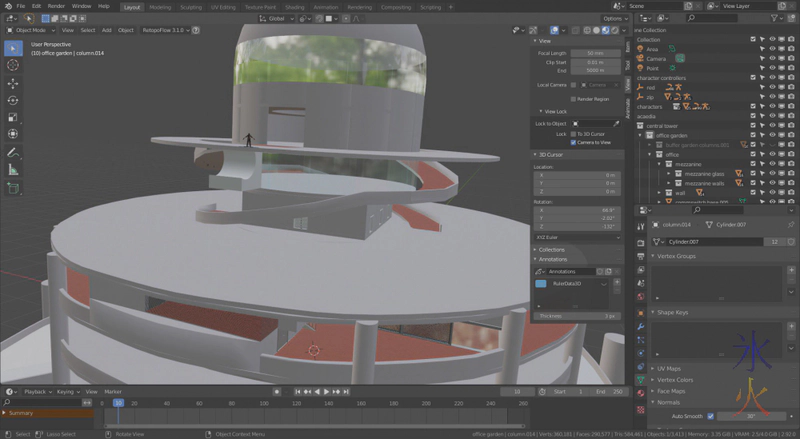 all the silo floors, modelling Acaedia in Blender 2.92 all the silo floors, modelling Acaedia in Blender 2.92