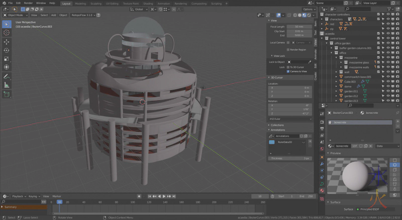 Acaedia wip els Blender 2.92 Acaedia wip els Blender 2.92