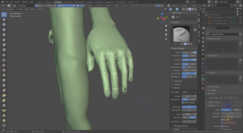 still can't sculpt hands no matter what - Blender 2.92 still can't sculpt hands no matter what - Blender 2.92