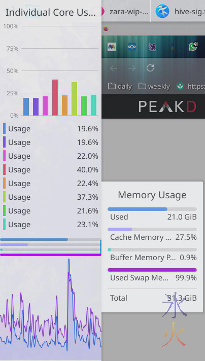 system monitor when I'm doing texturing or sculpting stuff in Blender system monitor when I'm doing texturing or sculpting stuff in Blender
