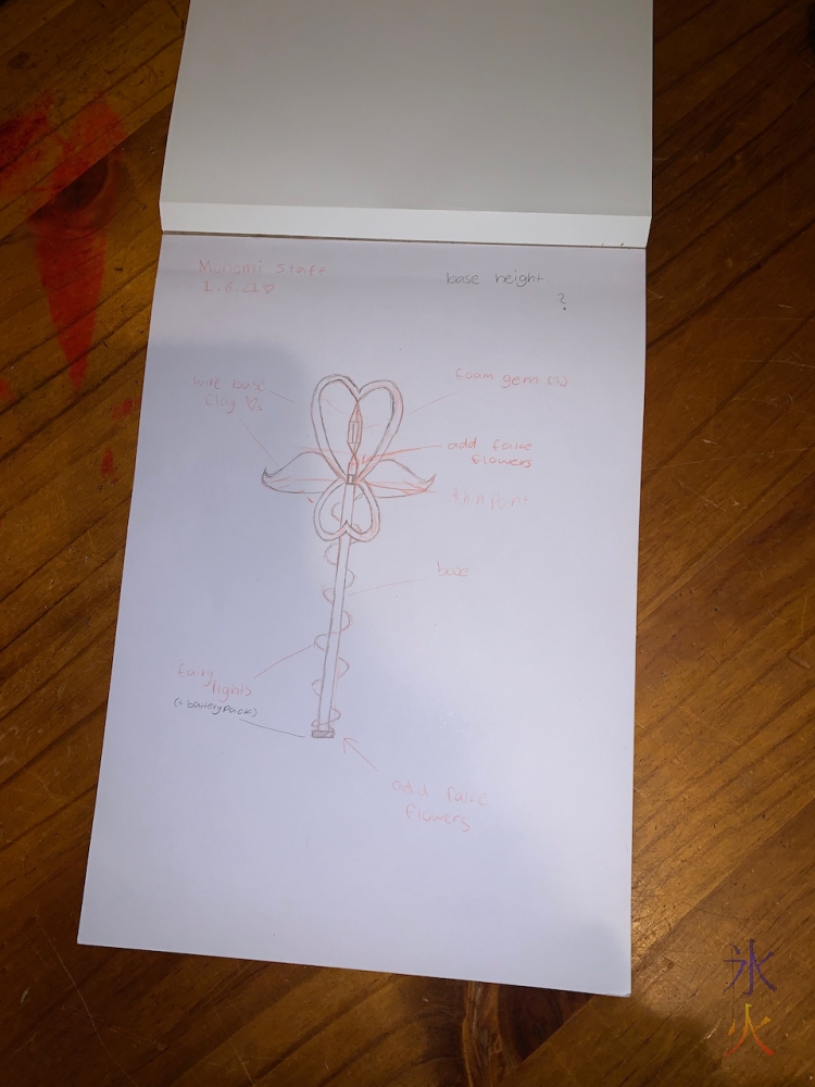 14yo's Monomi staff design