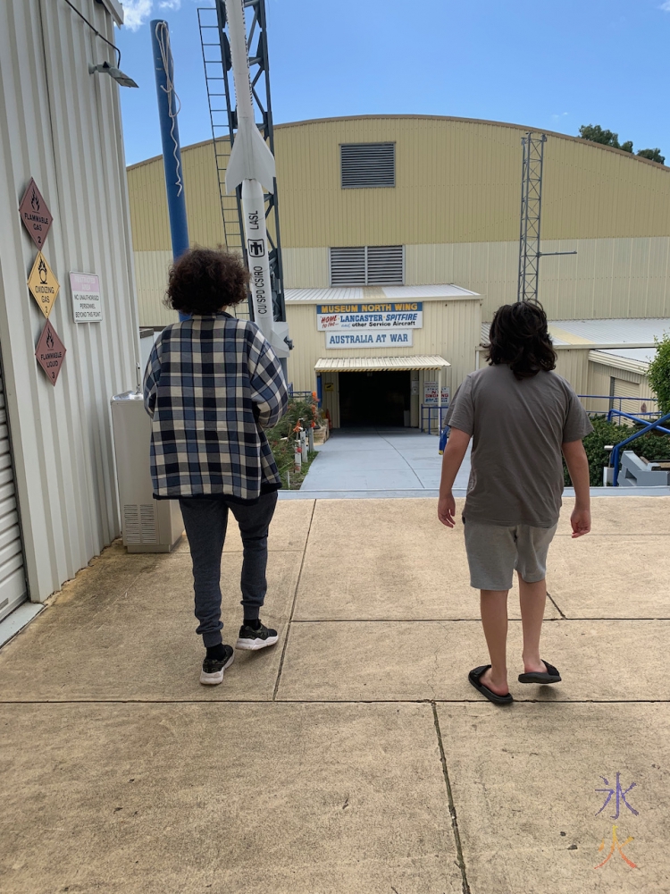 headed to the hangar at Aviation Heritage Museum, Bull Creek, Western Australia