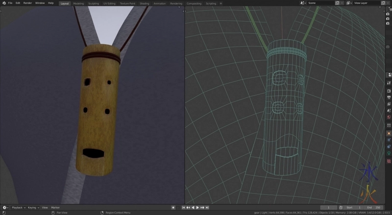 Yue's pendant ocarina