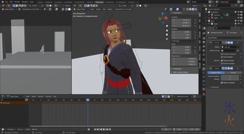 animating in Blender