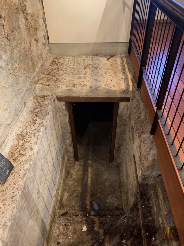 stairs down to the cellar, Fremantle Prison, Western Australia