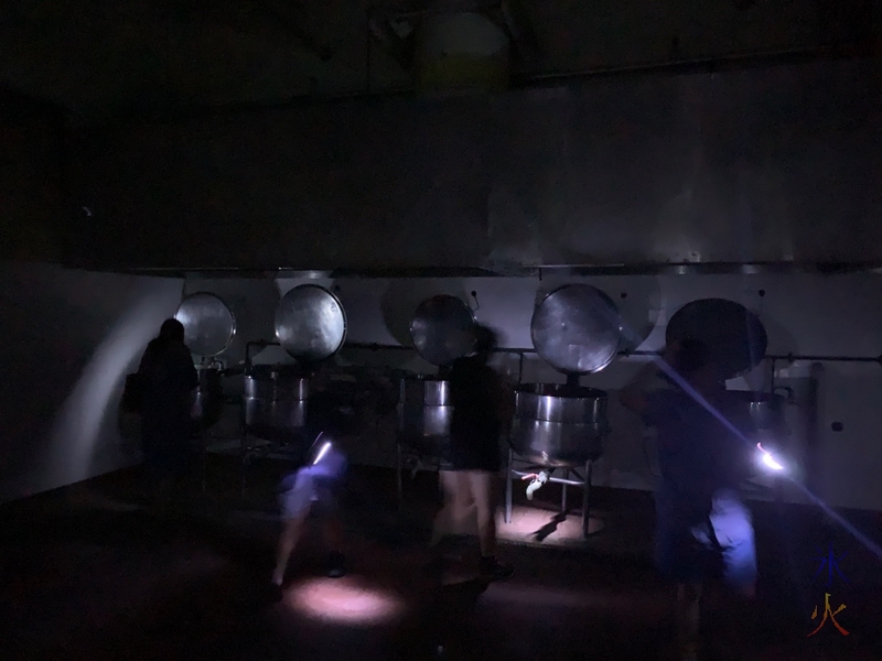 giant soup pots in kitchen at Fremantle Prison, Fremantle, Western Australia