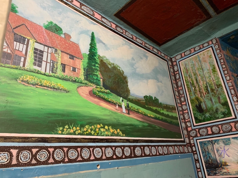 paintings in cells in Fremantle Prison, Fremantle, Western Australia