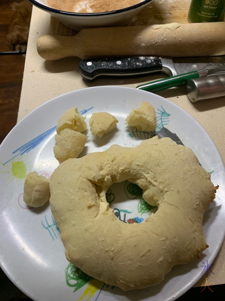 giant doughnut and doughnut holes