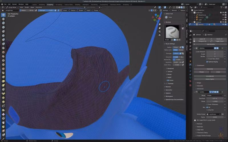 I broke the mesh again