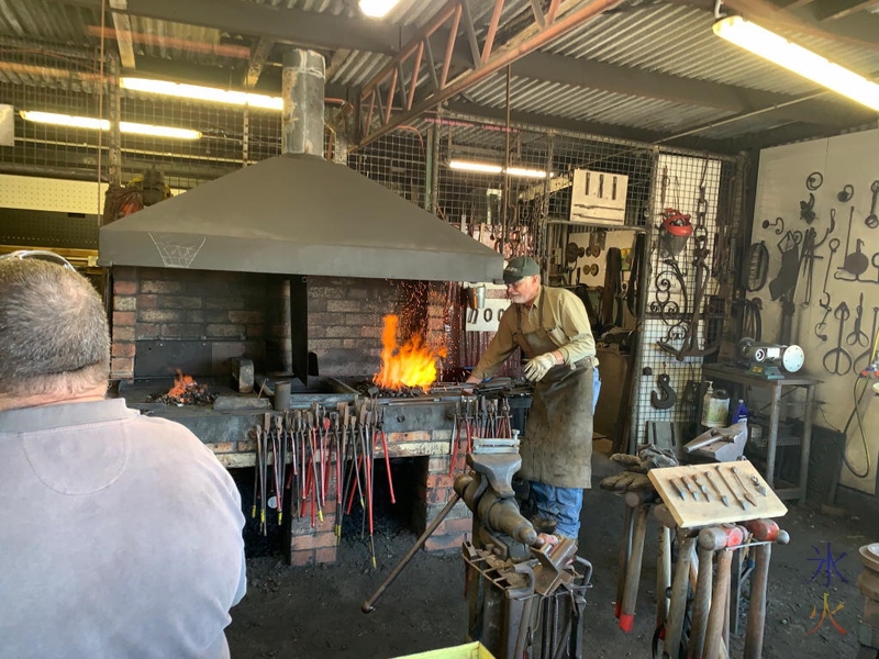 blacksmithing demonstrations at the Perth Royal Show