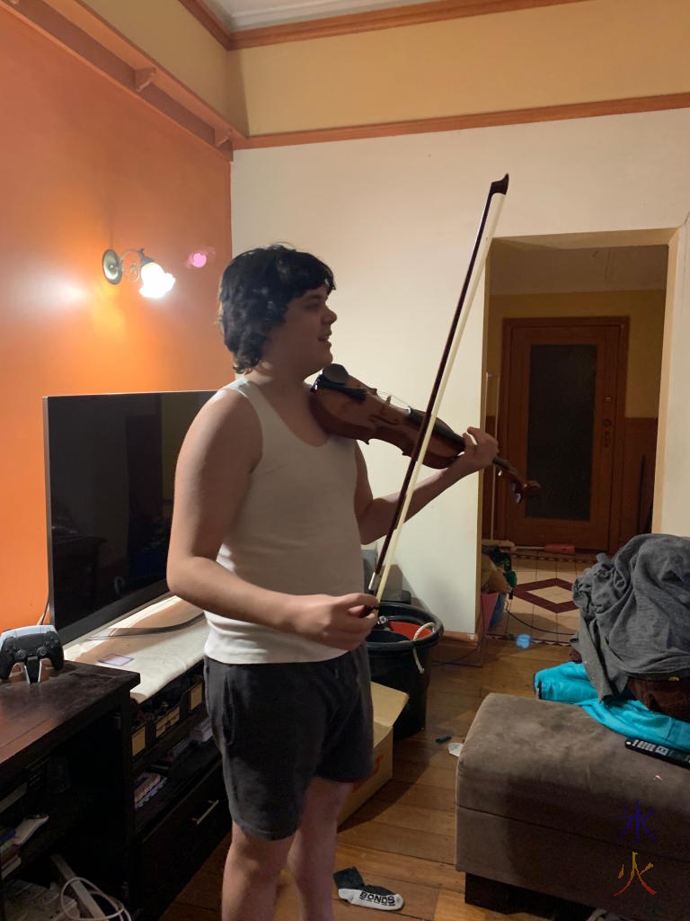 15yo with first violin