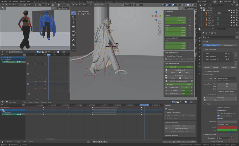 cleaning up graphs in Blender cleaning up graphs in Blender