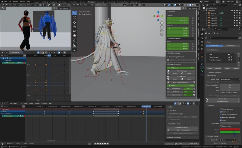 cleaning up graphs in Blender