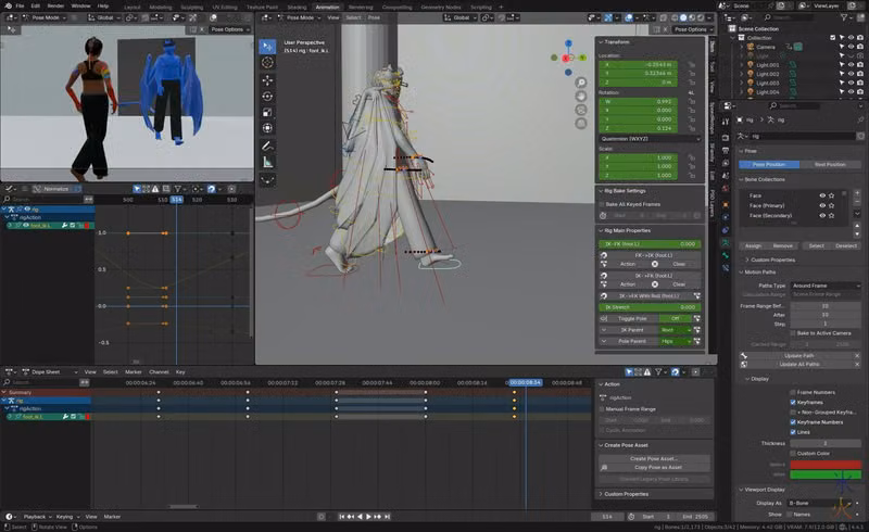 cleaning up graphs in Blender