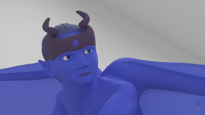 Red looking concerned
