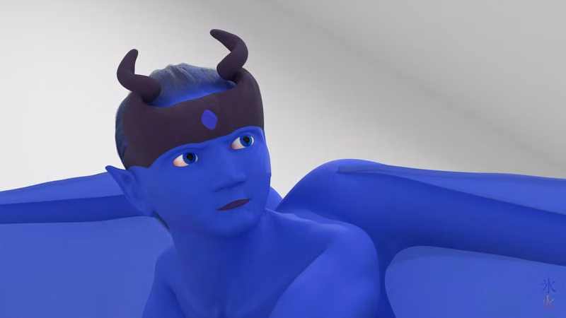Red looking concerned