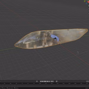 accidental glass plane in Blender 5.1
