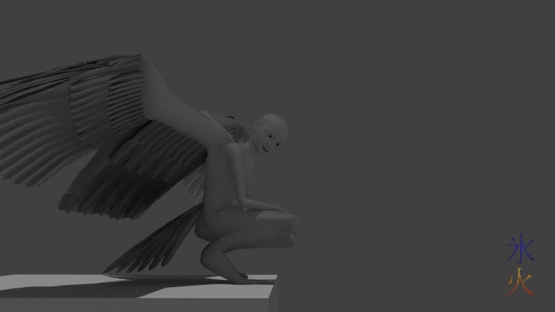 Avian base in Blender