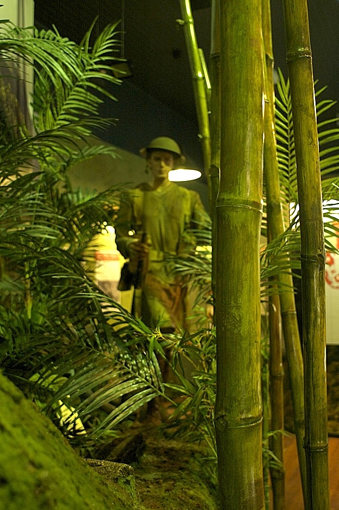 Kokoda Trail display at the Army Museum