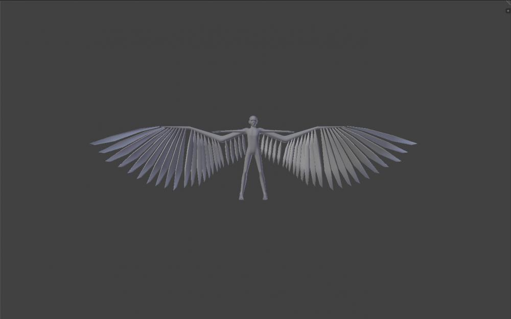 Blender Avian model with 7m wingspan