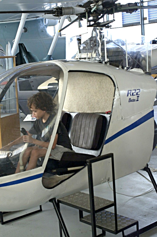 Helicopter kids could climb in and try out