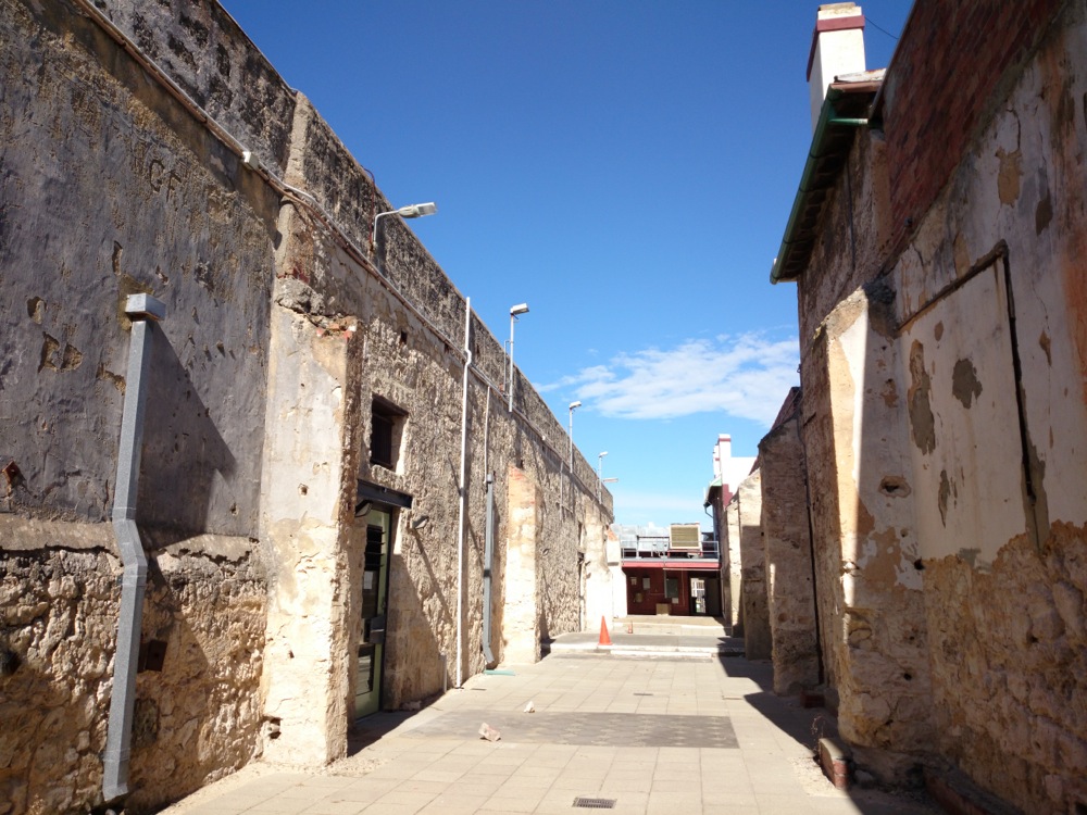 Alleyway in Fremantle Prison, Western Australia