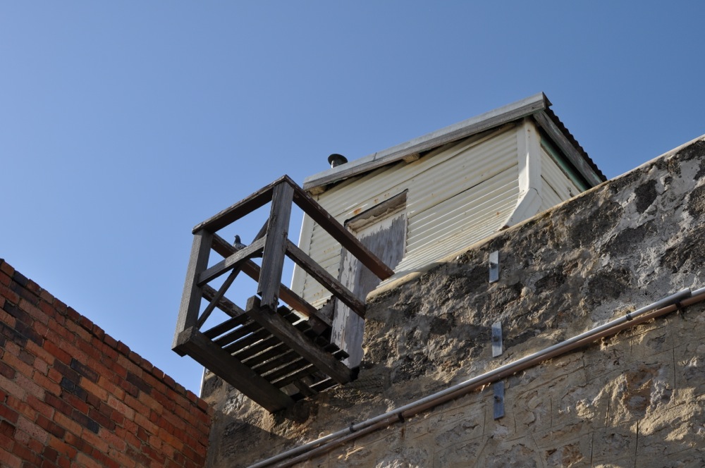Tiny balcony, Fremantle Prison, Western Australia