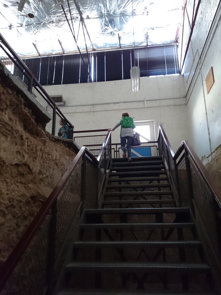 Going upstairs after visiting the morgue, Fremantle Prison, Western Australia