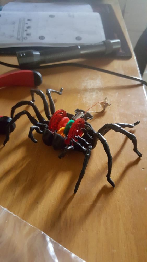 Mechanical spider model