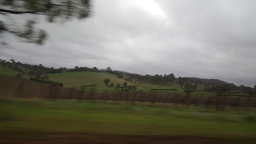 Rolling hills on the way to Lake Mountain, Melbourne, Australia
