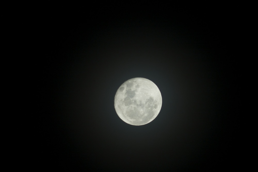 Moon photographed through stupidly long lens