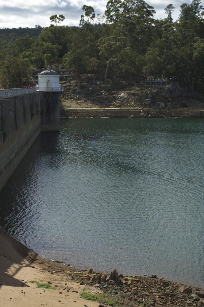 Mundaring Weir running a little low which seems to be new normal