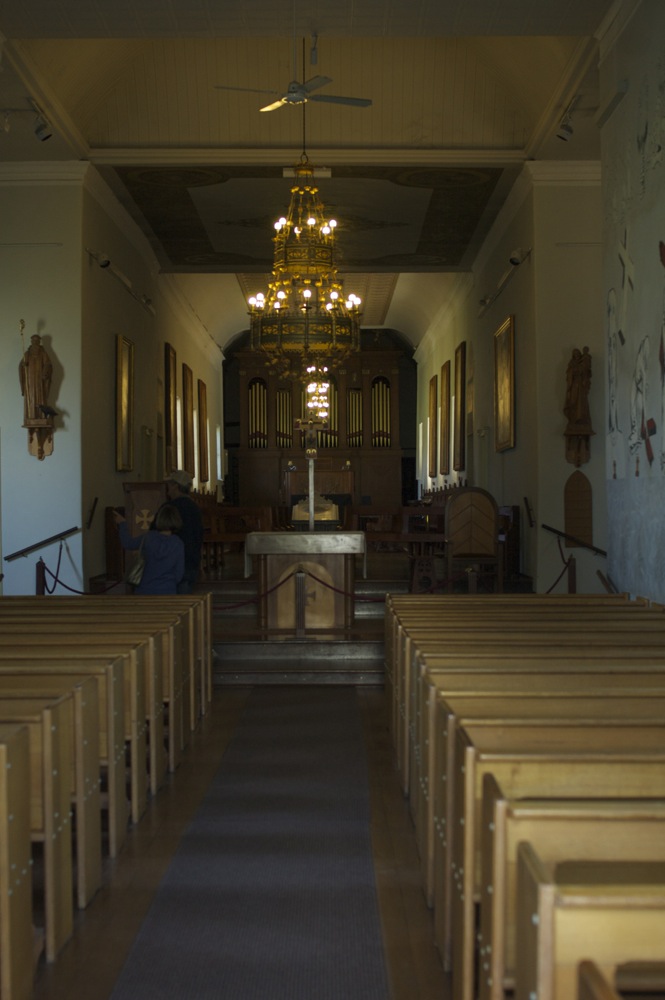 Interior of church, New Norcia, Western Australia