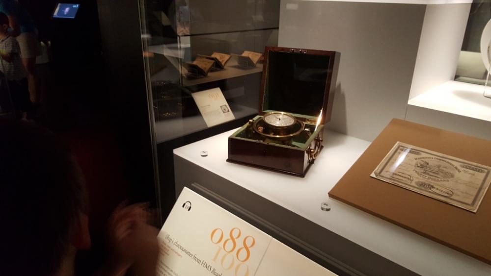 Ship's chronometer in 100 Objects Exhibition, WA Museum