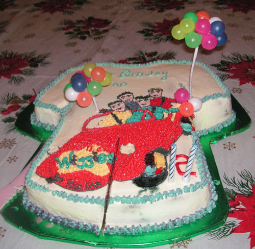 Wiggles birthday cake