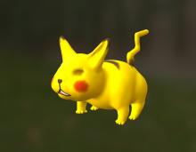 3d pikachu