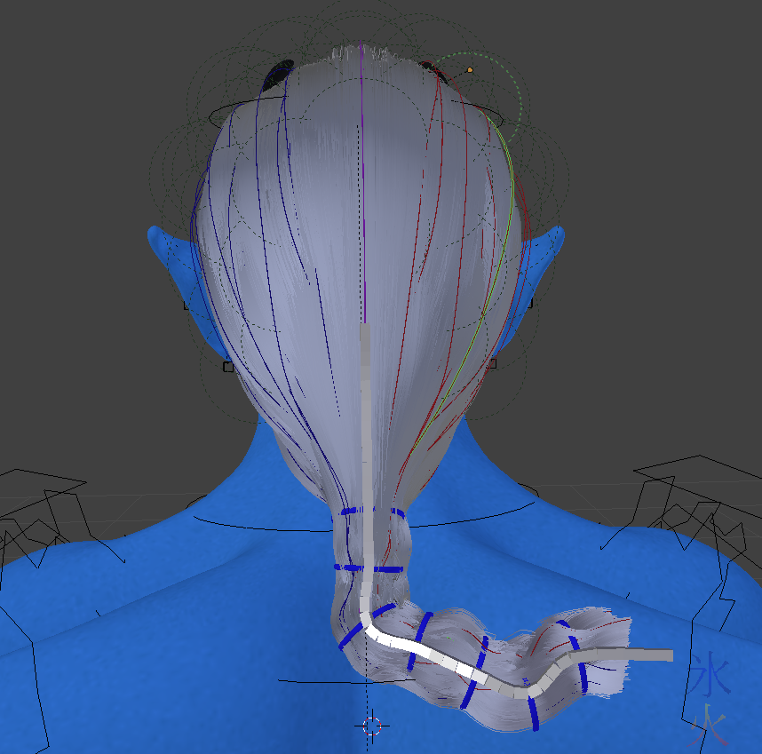 Blender notes: curve guides for particle hair and bonus hair colour without  making separate emitter geometry | technonaturalist