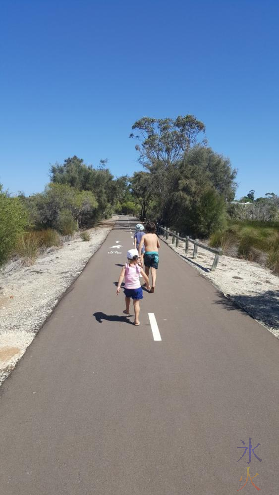 A short way down the walking trail from the main area, Garret Rd Bridge Park, Perth, Western Australia