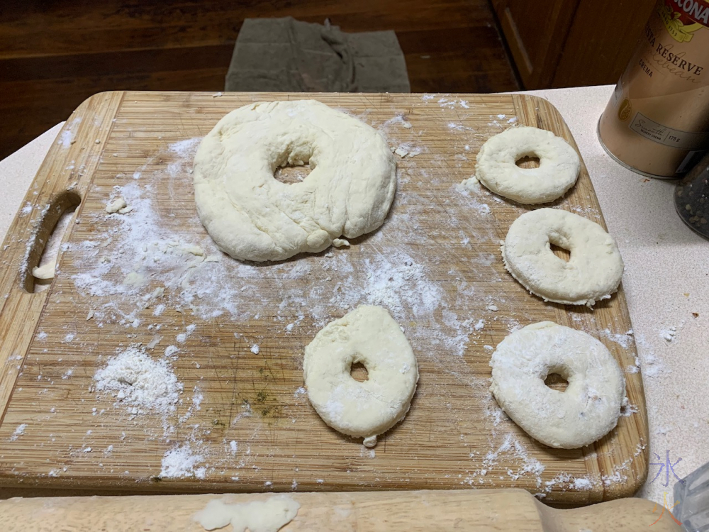 newly formed doughnuts
